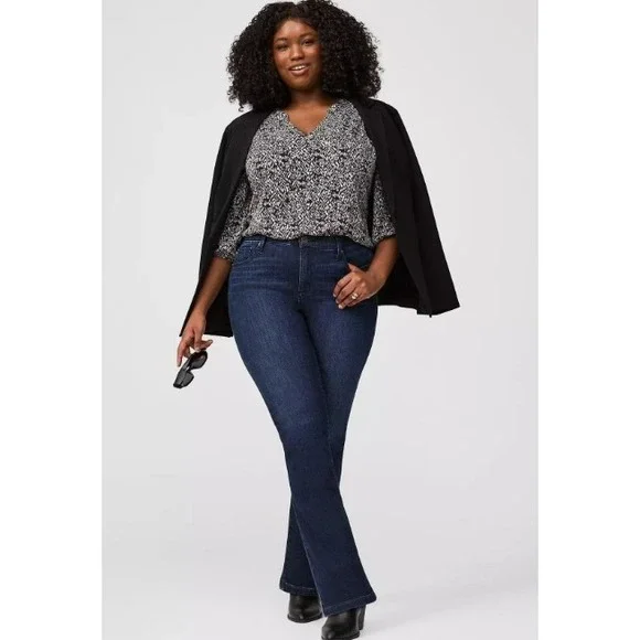 Torrid Black Blouse Size 0 - Size 12 - Large - Picture 2 of 8